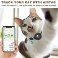 thumbnail image 3 of Airtag Cat Collar, Air tag Cat Collar with Bell and Safety Buckle , Reflective Collar with Waterproof Airtag Holder Compatible, 3 of 4