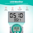 thumbnail image 4 of Medidor de flujo digital GRYVOZE para agua y combustible, 3/4 pulgadas, 1-50 LPM, IP68, 4 of 7