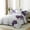 Purple, variant on Davulos Full Size Comforter Set - 7 Pieces Floral Soft Bedding Sets,Full Bed in a Bag with Flowers Comforter, Sheets, Pillowcases & Shams