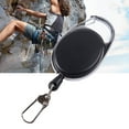 thumbnail image 4 of UDIYO Durable Nylon Rope Anti Lost Key Ring Recoil Retractable Clip Outdoor Keychain, 4 of 6