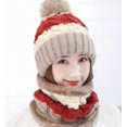 thumbnail image 4 of RV Gorro de invierno para mujer, gorro de lana para tejer, protección para los oídos, gorro informal de felpa de invierno grueso brillar Electrónica, 4 of 5