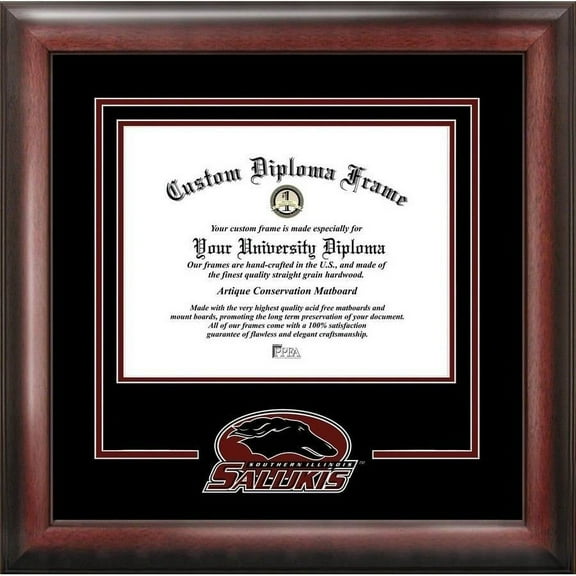 Southern Illinois University 8.5" x 11" Spirit Diploma Frame