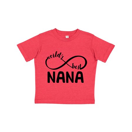 

Inktastic Gift for Nana Infinity World s Best Gift Toddler Toddler Girl T-Shirt