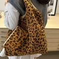 thumbnail image 6 of FENOHREFE Leopard Print Shoulder Bag Fashion Underarm Bag Handbag Comfortable Slouchy Bag Casual Retro Look for Everyday Use, 6 of 8