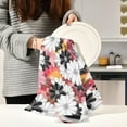 thumbnail image 6 of Coolnut Soft Absorbent Reusable Kitchen Towels, Set of 4|28x18 in, Colorful Flowers Dining Kitchen Living Room Tea Towels Dish Towels Decorative Towels Washcloth Gift, 6 of 7