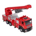 thumbnail image 1 of Ladder Car Toy, 1:32 Sturdy Ladder Car Model Retractable Ladder Bright Colors Alloy  For Outdoor For Kids, 1 of 8