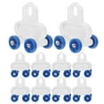 thumbnail image 1 of 20pcs Curtain Track Rollers Plastic Drapery Rail Sliding Glider Curtain Track Rollers, 1 of 8