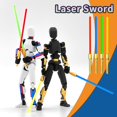 thumbnail image 4 of Figura De Acción T13 Ya Ensamblada Paquete De 5 Figuras De Acción Titan 13 Multicolores Maniquí Con Sable Láser Impreso En 3D T 13 Lucky 13 Robo 13 Nova 13 Figuras De Acción Figura De Acci?N T13 5 Col, 4 of 5