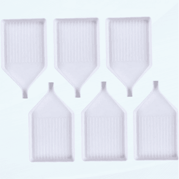 6 Pcs Bead Sorting Trays Art Diamond Painting Tools Storage Containers Diy Crafts Storage Supplies