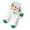 White, variant on Unisex Christmas Mid‑Calf Socks Cute Novelty Long Socks Festive Holiday House Socks for Men Women Christmas Socks