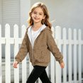 thumbnail image 4 of Grblisyd Oversized Hoodie For Girls Fall Winter Trendy Leopard Print Long Sleeve Zip Up Hooded Sweatshirt Cute Preppy Teens Clothes, 4 of 6