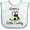 White and Blue, variant on Inktastic Papa Little Golf Caddy Boys or Girls Baby Bib