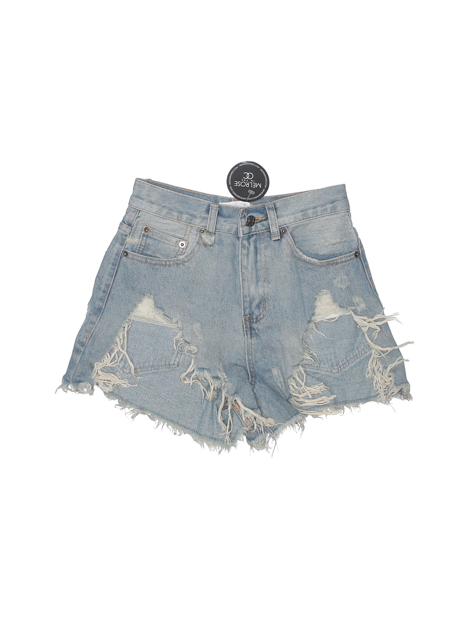 mustard denim shorts