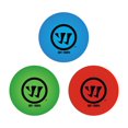 thumbnail image 1 of Warrior 3pk Coloured Street Hockey Balls - Blue, Green and Red, 1 of 6