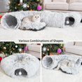 thumbnail image 2 of Cojín lavable gris Cat Tunnel Bed OOZAZEMM de 84 x 84 x 28 cm, 2 of 7
