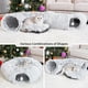 thumbnail image 2 of Cojín lavable gris Cat Tunnel Bed OOZAZEMM de 84 x 84 x 28 cm, 2 of 7