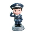 thumbnail image 3 of Figura de policía, estatua para tarta, minicoleccionables, modelo de personas pequeñas para dormitorio Estatua de niño, 3 of 9