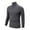 01 Dark Gray, variant on Fewfanhot Mens Long Sleeve Shirt Casual Slim Fit Basic Tops Knitted Lightweight Turtleneck Pullover Sweater