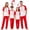 #3, variant on XUNKUSGA Matching Family Christmas Pajamas Set Classic Print Short Sleeve Top and Long Pants Sleepwear sets Matching Xmas Jammies for Family Photoshoot Home Lounging,Size 9-10 Years