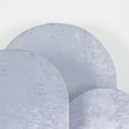 thumbnail image 6 of BalsaCircle 3 Dusty Blue Crushed Velvet Round Top Wedding Arch Backdrop Stand Covers Party Events Decorations Supplies, 6 of 8