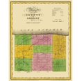 thumbnail image 3 of Burr 12x14 Black Modern Framed Museum Art Print Titled - Orleans New York - Burr 1829, 3 of 5