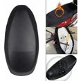 thumbnail image 4 of CHAO Pieza Funda de Asiento, Funda de Asiento para Scooter, Funda de Asiento Impermeable, Funda de Asiento Universal para Motocicleta, Funda de Cuero + Terciopelo cálido para Asiento de Scooter, Negro, 4 of 4