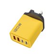 thumbnail image 1 of Cargador USB Total 120W adaptador de carga de teléfono móvil de carga rápida para iPhone Samsung Xiaomi Huawei QC 3,0 cargador de pared PD tipo C, 1 of 5