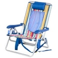 thumbnail image 7 of GCI Outdoor Backpack Beach Chair Lightweight Low Profile Reclining Chair, Multistripe, 7 of 7