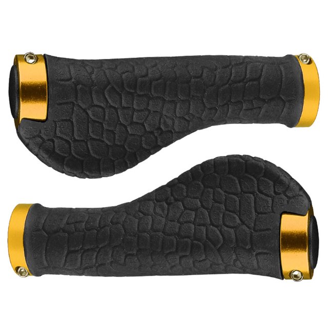 EeaseCA 2pcs Anti-slip Cycle Handle Cover Handlebar Cover Bike Handlebar Grips Bike Handle Cover Bike Accessory for Bike Outdoor Riding (Golden)