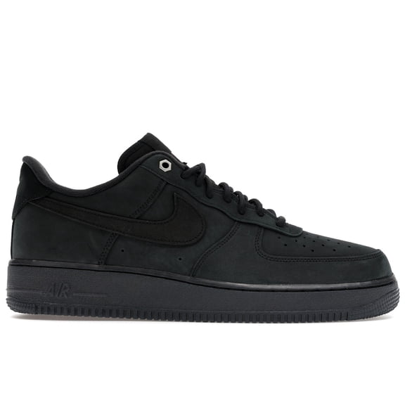 Nike Men's Air Force 1 Low '07 WB Triple Black Nubuck Shoes, from StockX