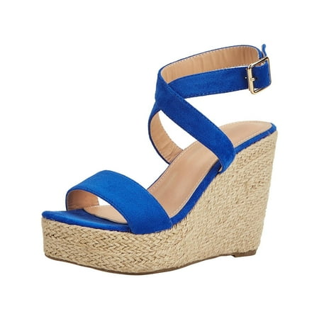 

Gzztg Woman Shoes New Wedge Sandals Women S Thick Sole Hollowed-Out Womens