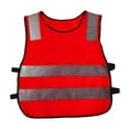 thumbnail image 2 of Chaleco reflectante de seguridad Sunnimix para niños Color fluorescente rojo, 2 of 8