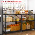 75" H Storage Shelves 6Tier Large Wire Shelving Unit Adjustable Metal