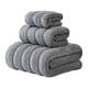 thumbnail image 2 of Toalla De Baño Toallas de baño de 3 piezas,de fibra superfina,suaves y absorbentes,ideales para el baño o spa (gris). Rkxzt, 2 of 9