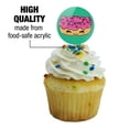 thumbnail image 3 of Cute Kawaii Cat Donut Cupcake Picks Toppers Decoration Set of 6, 3 of 6