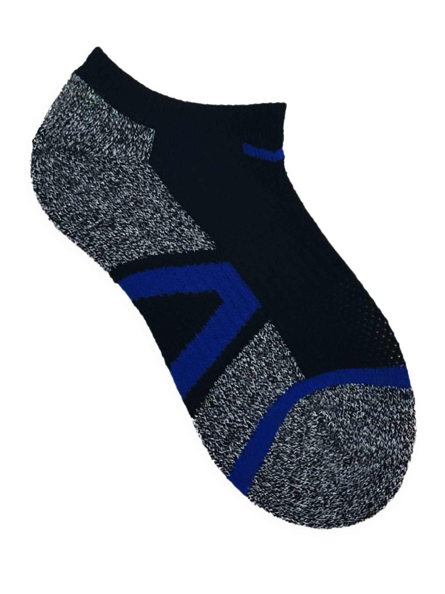 Wonder Nation Boys Sport No-Show Socks, 6-Pack
