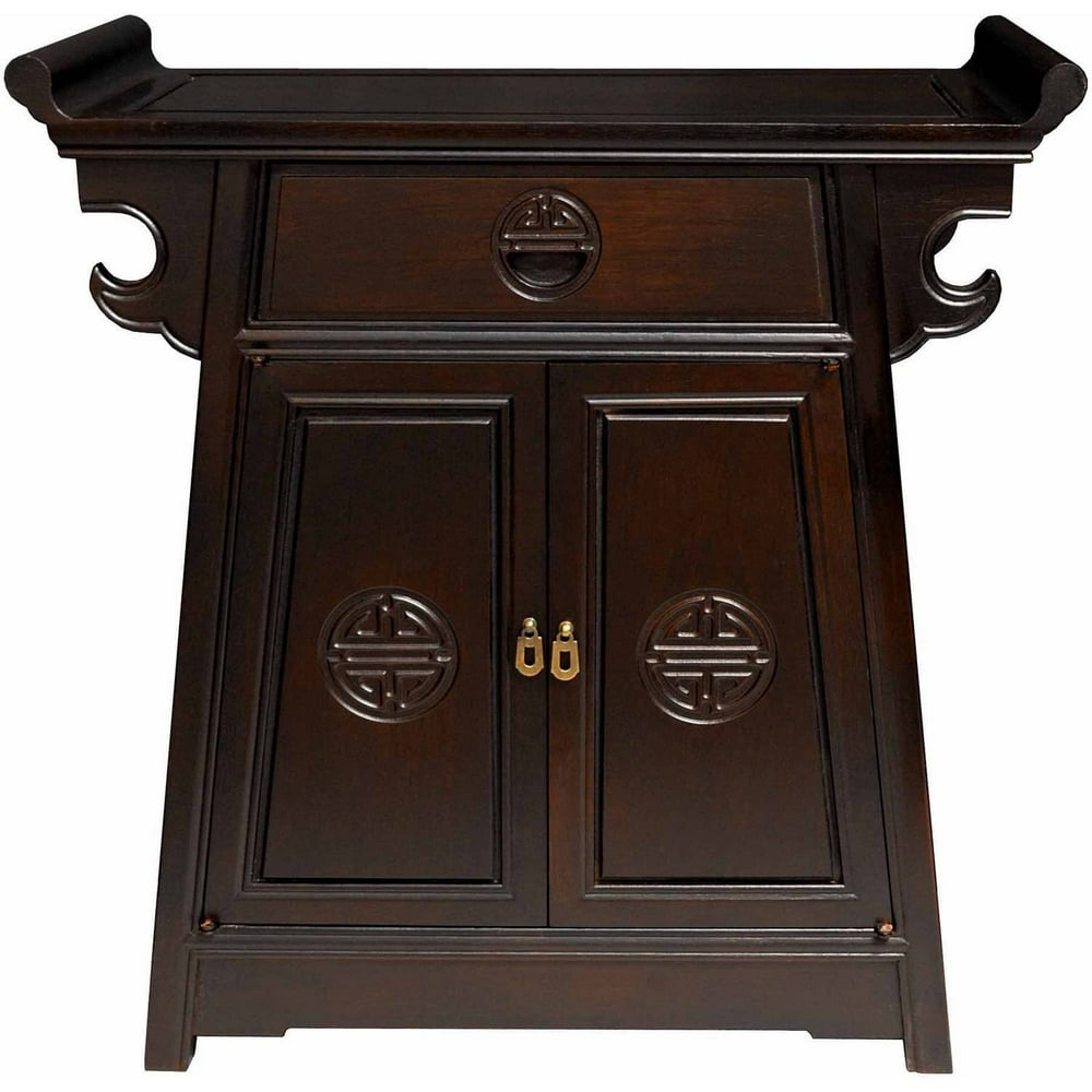 Oriental Furniture Rosewood Altar Asian, Rosewood, hand rubbed