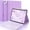Purple, variant on 7 Color Backlit Detachable Bluetooth Keyboard Case for iPad 9.7" 2018 (6th Gen)/2017 (5th Gen)/iPad Air 2/Air 1, Smart Folio Cover with Pencil Holder,Black