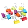 thumbnail image 3 of Pen+Gear  1.25 inch, 12 count, Colored Colored Binder Paper Clips Medium Size, Paper Clamps for Office Supplies, 3 of 4