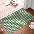 thumbnail image 4 of Goofa 16"x24" Inches Light Green Squares Doormats for Outdoor Entrance - Non-Slip Welcome Mat, Heavy Duty Door Mats Outdoor, Spring Doormat, 4 of 9
