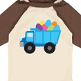 thumbnail image 4 of Inktastic Easter Egg Truck Boys Boys Long Sleeve Baby Bodysuit, 4 of 5