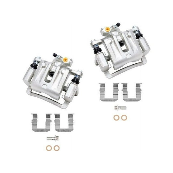 Rear Brake Caliper Set - Compatible with 2010 - 2017 GMC Terrain 2011 2012 2013 2014 2015 2016