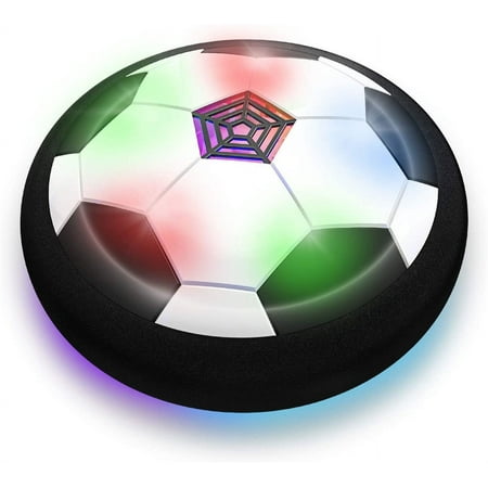 NOGIS Kids Toys Soccer Ball - Indoor LED Light up Air Power Kick Fun Game - Rainy Day - Gift for Boys Girls Age 3 4 5 6 7 8 9 10 11-16