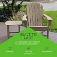 thumbnail image 3 of NewTechWood Atlantic Classic Curveback Antique Plastic Outdoor Patio Adirondack Chair, 3 of 5