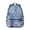Blue-12, variant on Watercolor Mystical Ocean Shark Backpack Waterproof Durable School Bag with Vintage Nautical and Abstract Sea Life Print, Adjustable Straps, Breathable Padding for Student
