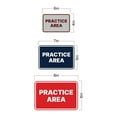 thumbnail image 6 of Signs ByLITA Classic Framed Practice Area Door or Wall Sign Durable ABS Plastic | Laser Engraved | Easy Installation | Elegant Design Sign (Ivory/Dark Brown) - Medium, 6 of 7