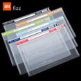 thumbnail image 2 of Fizz Eco-Friendly Snap Closure A4 Document Folders (6-Pack) - Durable PP Material, Lightweight & Transparent for Easy File Viewing, Ideal for Office Use, 2 of 6