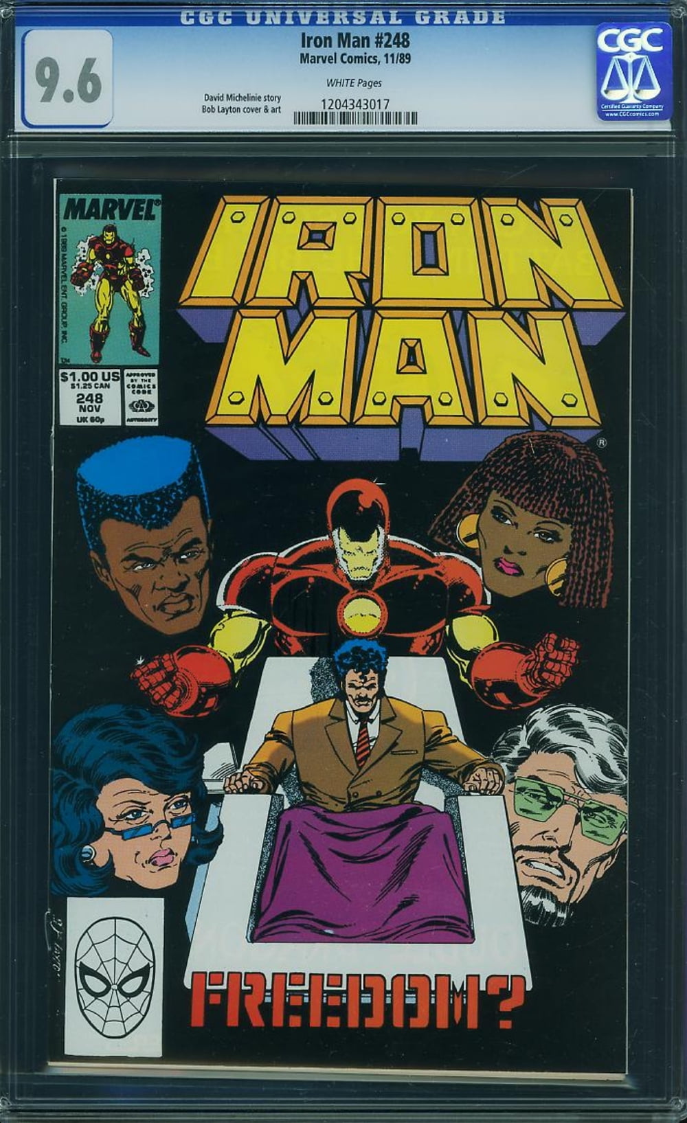 Iron Man #248 - CGC 9.6 Comic Book