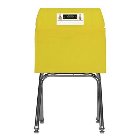 Seat Sack, Small, 12 inch, Chair Pocket, Yellow | Bundle of 10 Each
