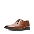thumbnail image 1 of Gorra Oxford Clarks Tilden para hombre en piel color canela oscuro, 1 of 2
